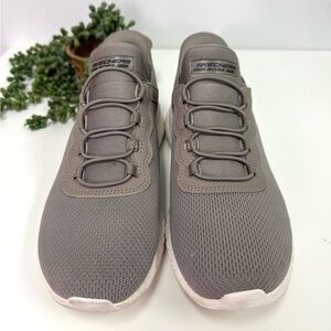 Skechers Slip-ins: BOBS Sport Squad Chaos Taupe Women’s 7